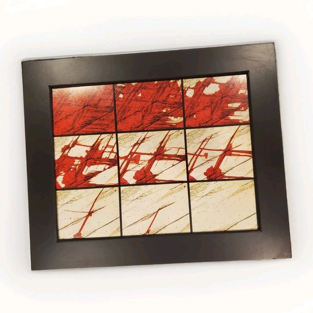 Red Abstract Art